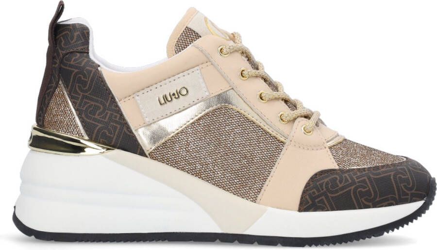 Liu Jo Alyssa 01 Dames Sneakers Beige Bruin