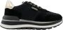 Liu Jo Amazing 10 Suede Dames Sneakers Laag Zwart - Thumbnail 2