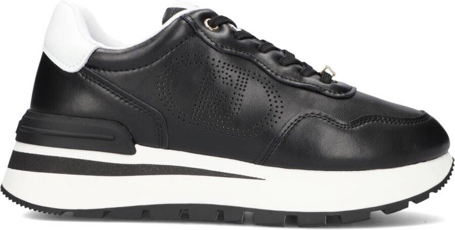 Liu Jo Amazing 20 Sneakers Leren Sneaker Dames Zwart