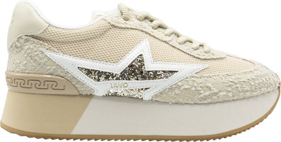 Liu Jo Amy 03 Dames Sneakers Sand Light Gold