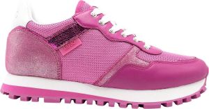 Liu Jo Bright Mesh Lage Dames Sneakers Fuchia Roze