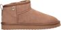 Liu Jo Beige Suède Enkellaarzen met Logo Beige Dames - Thumbnail 1