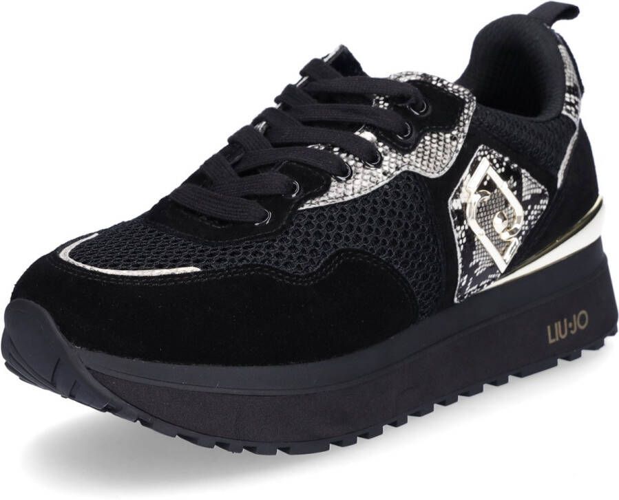 Liu Jo Zwarte platte sneakers Stella Black Dames - Foto 2