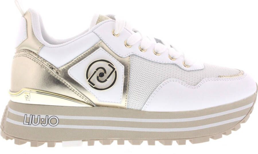 Liu Jo Dames Sneakers Maxi Wonder 100 Wit