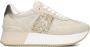 Liu Jo Dreamy 02 leren sneakers ecru goud - Thumbnail 2