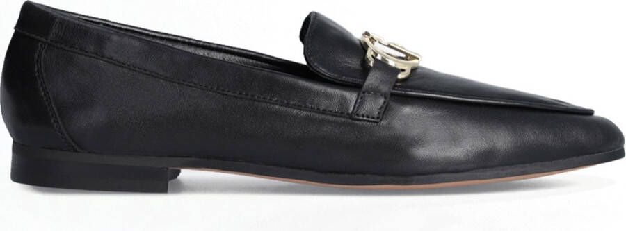 Liu Jo Zwarte platte schoenen met gesp Black Dames