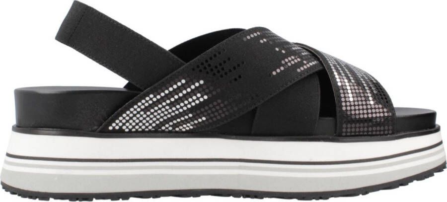 Liu Jo Platte Sandalen Black Dames