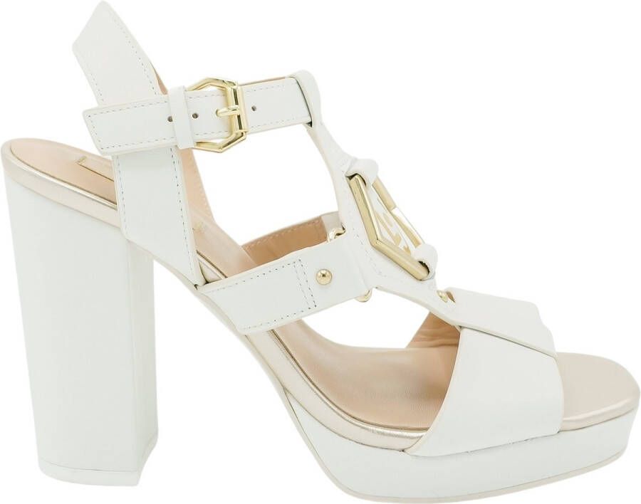 Liu Jo Sandals With Wide Heel Beige Dames