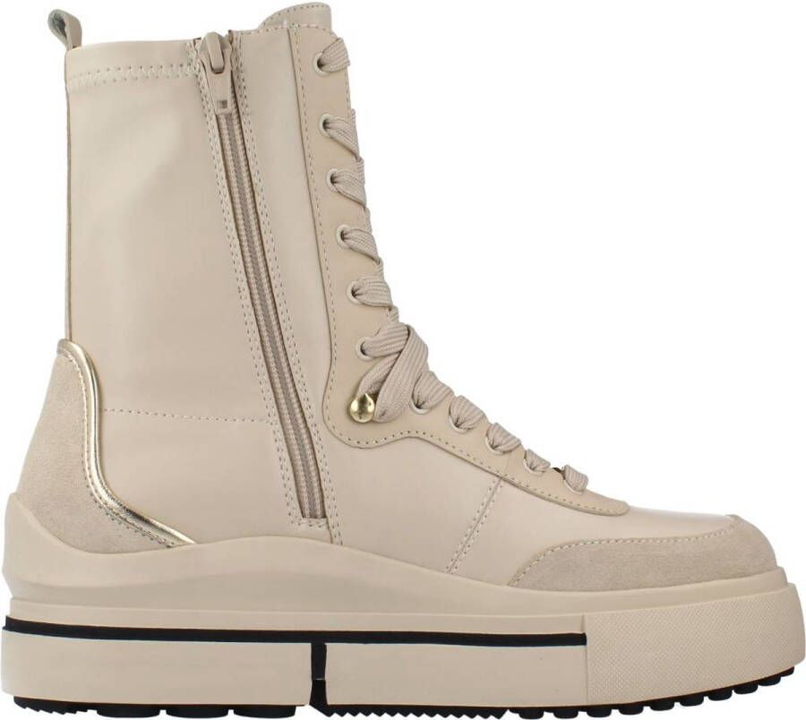 Liu Jo Lace-up Boots Black Beige Dames