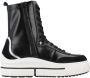 Liu Jo Lace-up Boots Black Beige Dames - Thumbnail 3