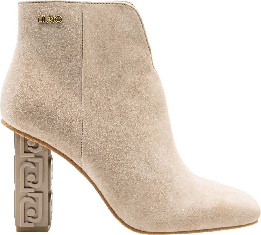 Liu Jo Jennifer 05 Enkellaarzen Suede Almond