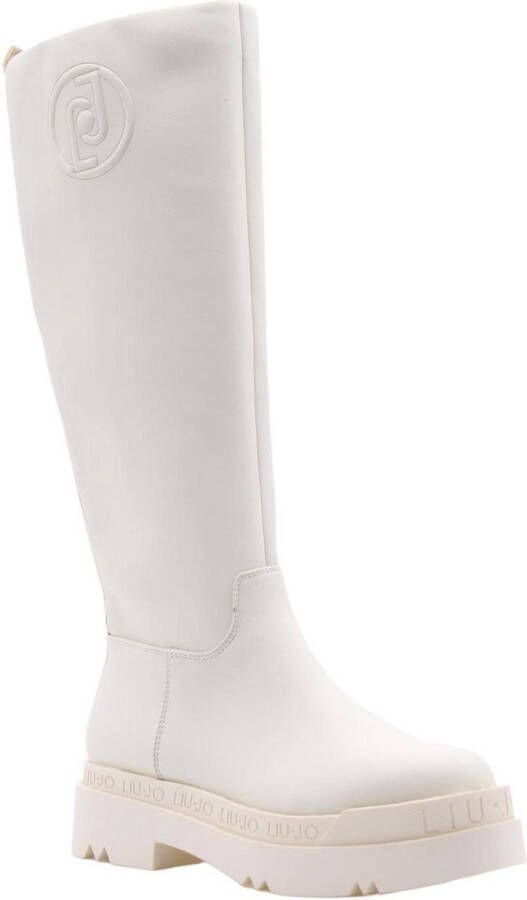Liu Jo Stijlvolle hoge laarzen voor vrouwen Wit Dames