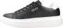 Liu Jo Zwarte Leren Sneakers met Rubberen Zool Black Heren - Thumbnail 1