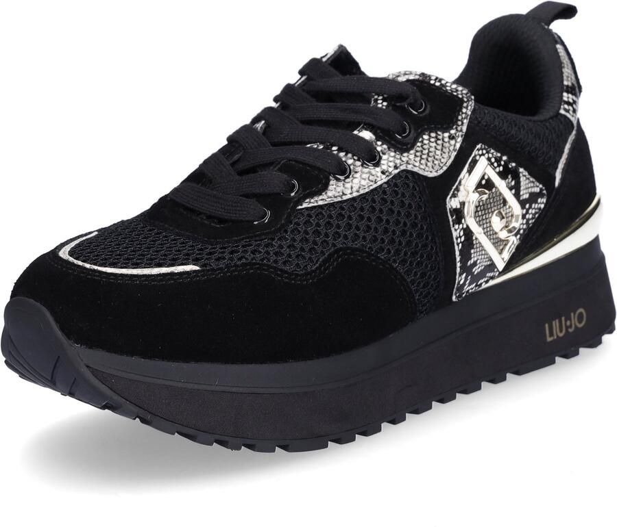 Liu Jo Zwarte platte sneakers Stella Black Dames - Foto 3