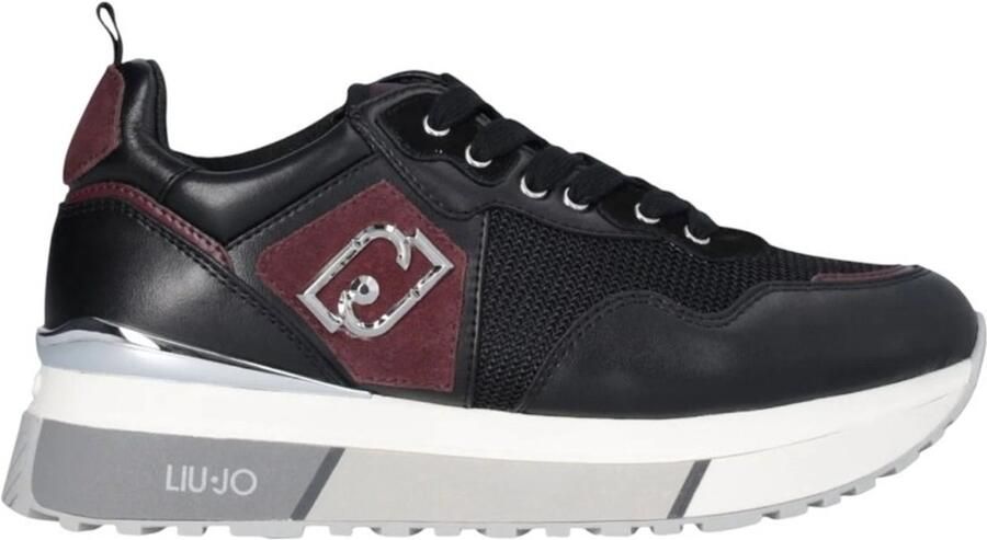 Liu Jo Dames Sneaker Zwart BF5009-PX685 S3813 Maxi Wonder - Foto 2