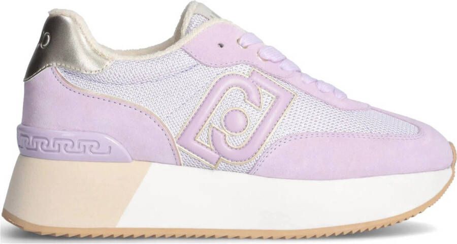 Liu Jo Paarse Suède Lage Dreamy 02 Sneakers Multicolor Dames - Foto 3