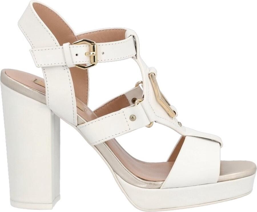 Liu Jo Sandals With Wide Heel Beige Dames