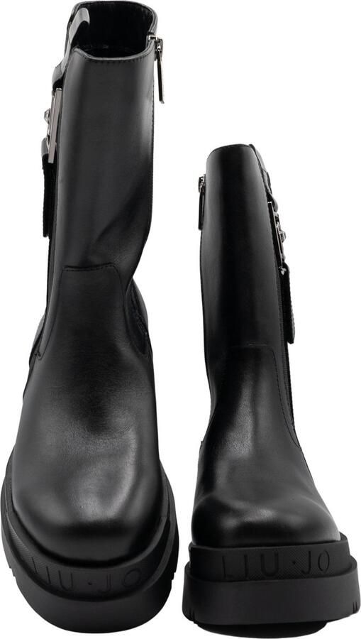 Liu Jo Chelseaboot Dames Zwart Leder - Foto 8