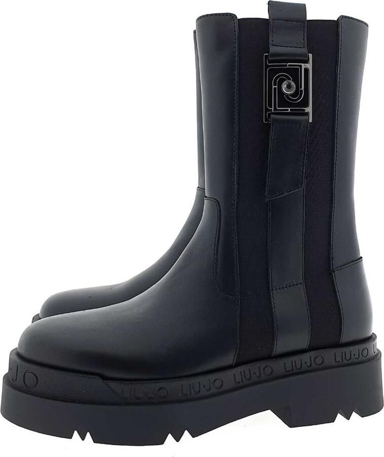 Liu Jo Chelseaboot Dames Zwart Leder - Foto 6