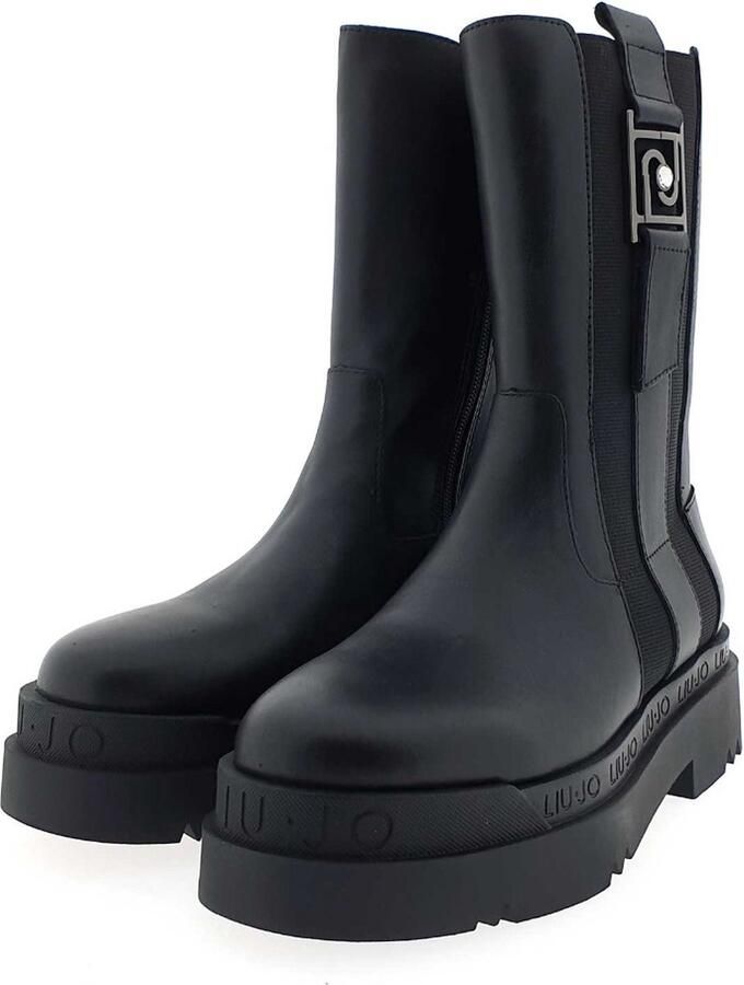 Liu Jo Chelseaboot Dames Zwart Leder - Foto 7