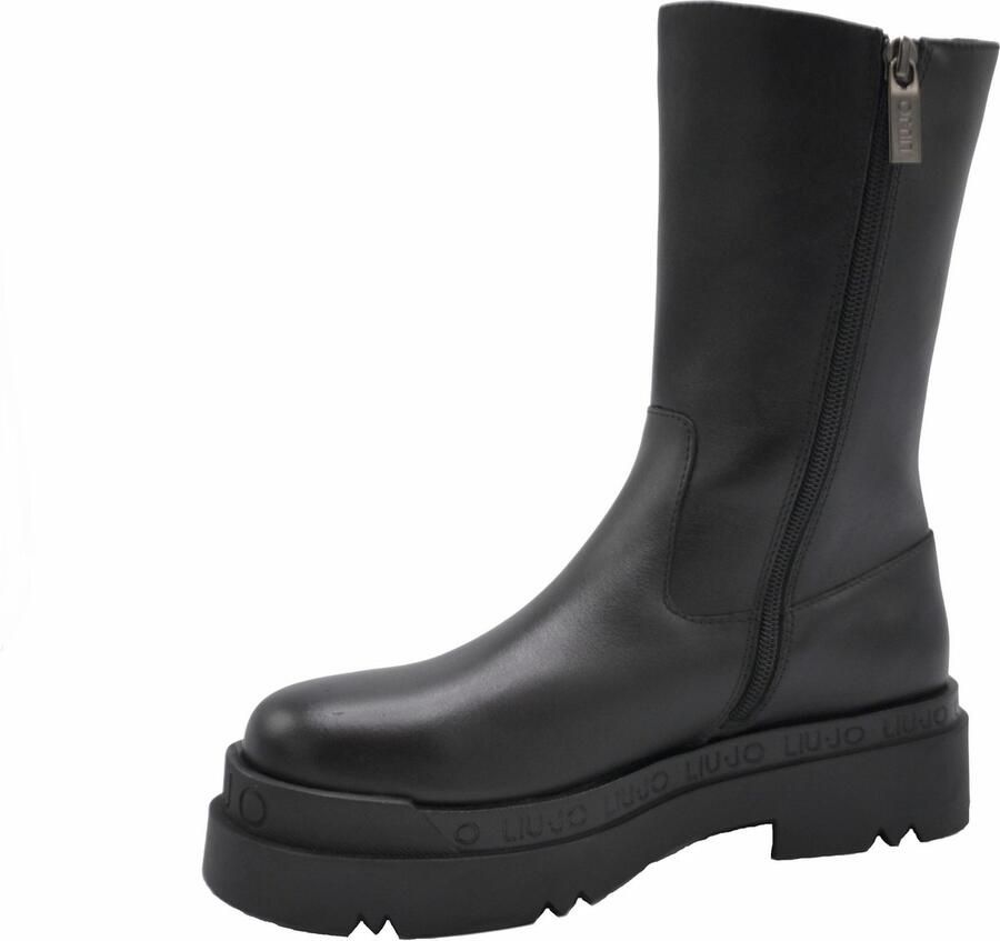 Liu Jo Chelseaboot Dames Zwart Leder - Foto 4