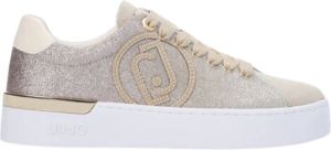 Liu Jo Liu-Jo Silvia 82 Glitter Spread Dames Sneakers Sand