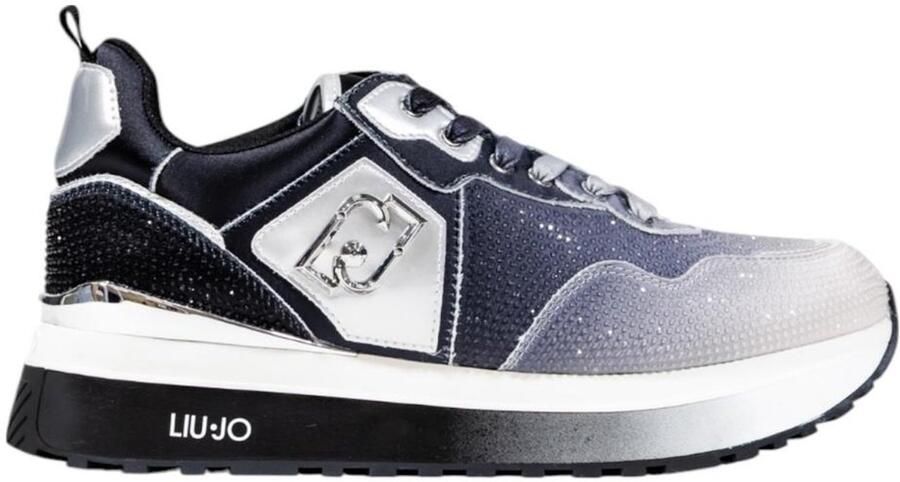 Liu Jo Slip-On Sporty Synthetic Sneakers with Lace Fastening Wo Black - Foto 2