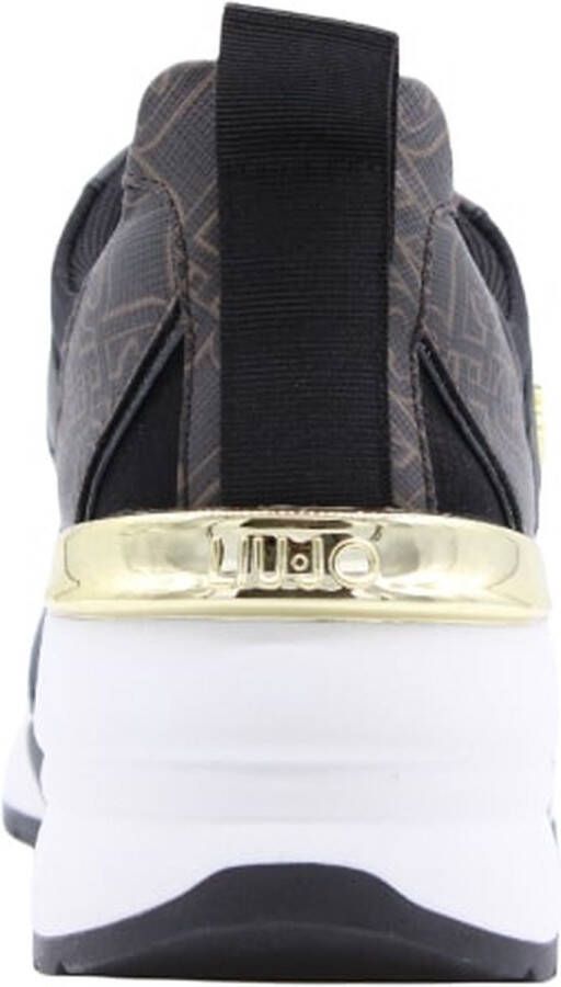 LIU JO Lage Sneakers Dames Kylie 22 Maat: 40 Materiaal: Leer Kleur: Zwart - Foto 10