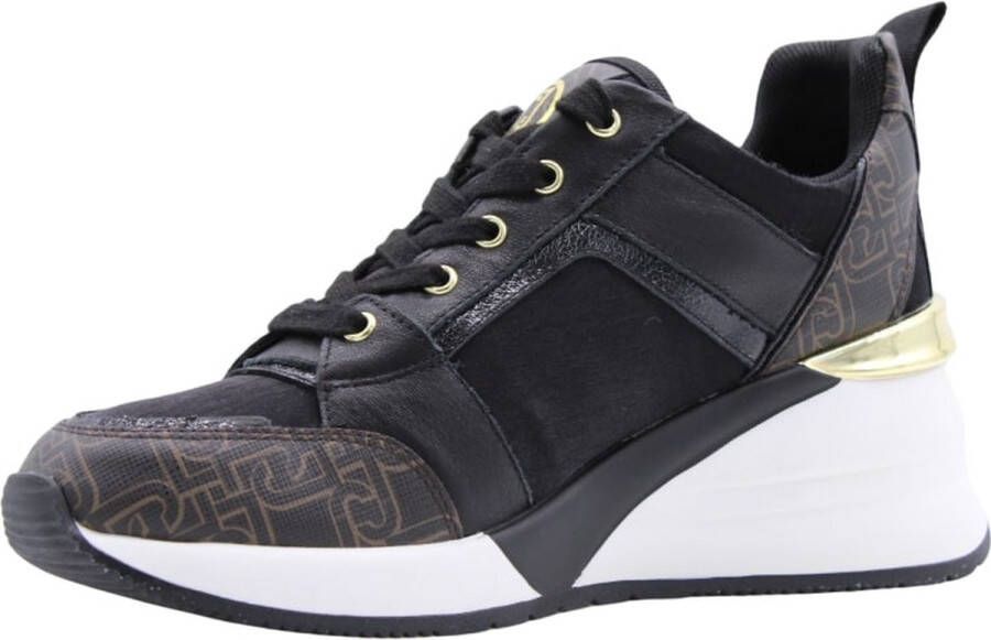 LIU JO Lage Sneakers Dames Kylie 22 Maat: 40 Materiaal: Leer Kleur: Zwart - Foto 5