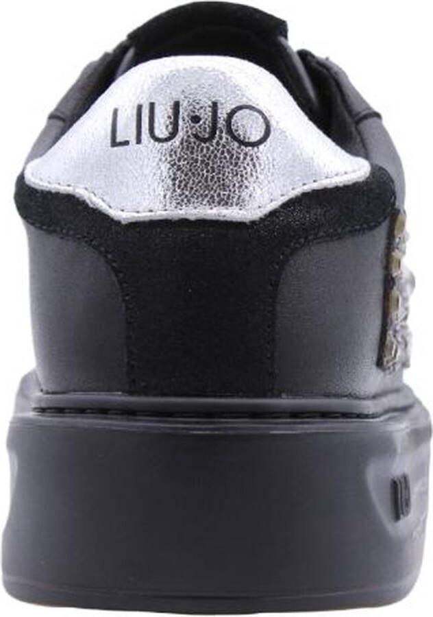 LIU JO Lage Sneakers Dames Kylie 22 Maat: 40 Materiaal: Leer Kleur: Zwart - Foto 3
