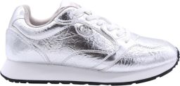 Liu Jo Zilveren Eco-Leren Sneakers Lolo 18