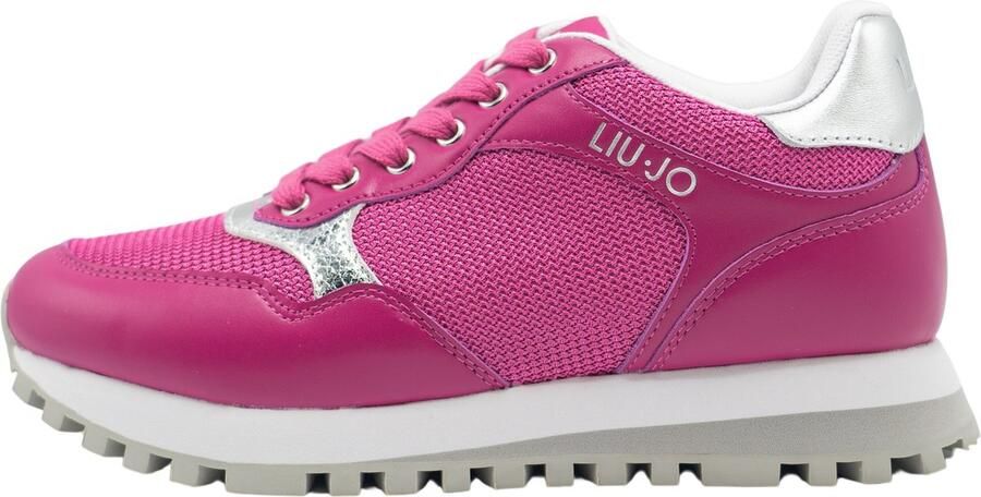 Liu Jo Wonder 39 Dames Sneakers Leer Mesh Roze
