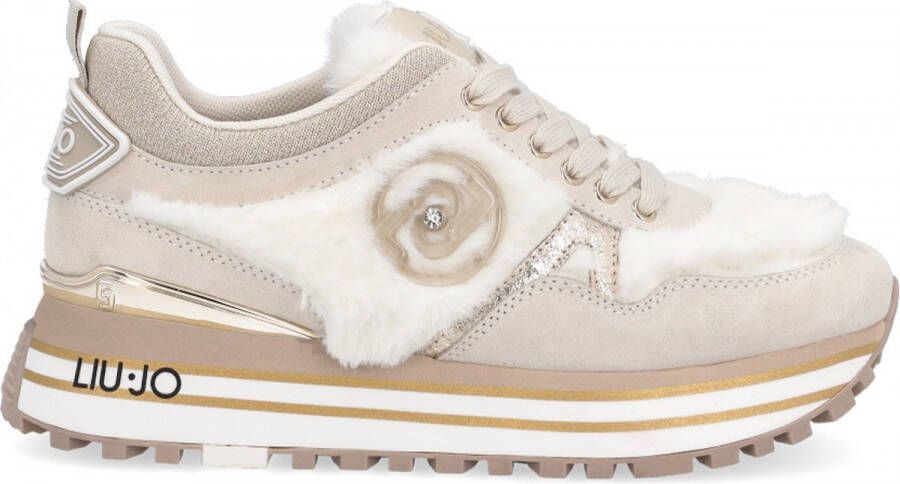 Liu Jo Maxi Wonder 48 Lage sneakers Dames Beige - Foto 4