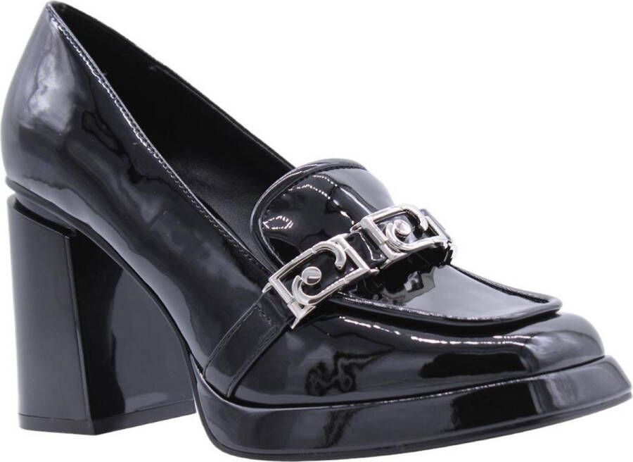 Liu Jo Zwarte hoge hakken dames loafers Black Dames