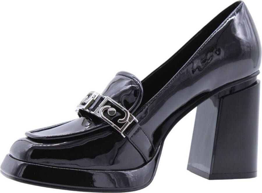 Liu Jo Zwarte hoge hakken dames loafers Black Dames