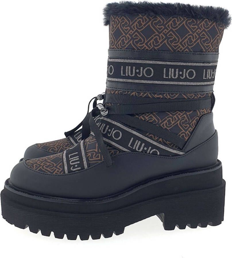 Liu Jo purpe 31 snow boots zwart combi