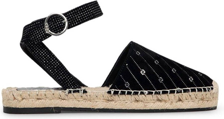 Liu Jo Zomer Sandalen Enkelband Ronde Neus Black Dames