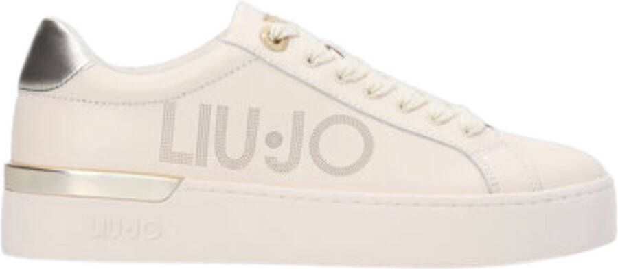 Liu Jo Silvia 65 Lage Dames Sneakers Leer Butter Light Gold