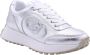 Liu Jo Vibe 02 leren sneakers zilver - Thumbnail 2