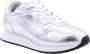 Liu Jo Vibe 02 leren sneakers zilver - Thumbnail 2