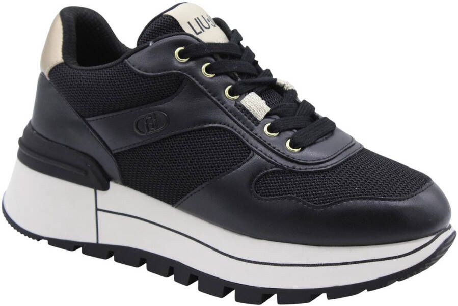 Liu Jo Zwarte platte sneakers Stella Black Dames - Foto 5