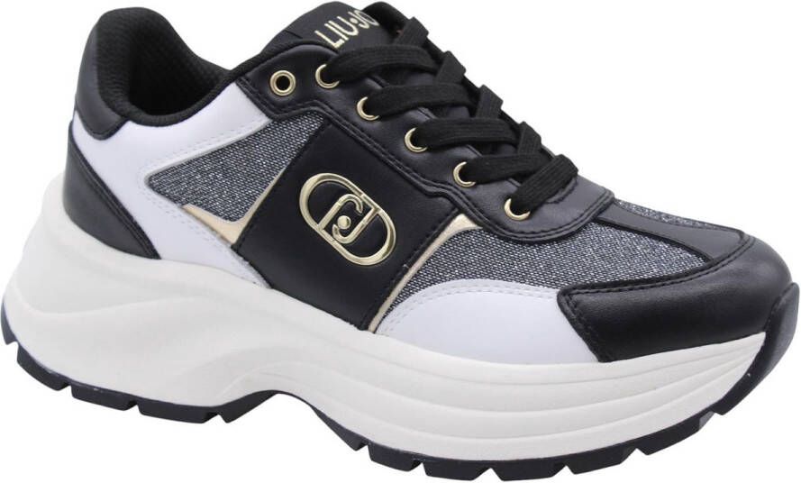 Liu Jo Zwarte platte sneakers Stella Black Dames - Foto 7
