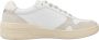 Liu Jo Beige Leren Sneakers met Suède Inzetstukken Beige Heren - Thumbnail 1