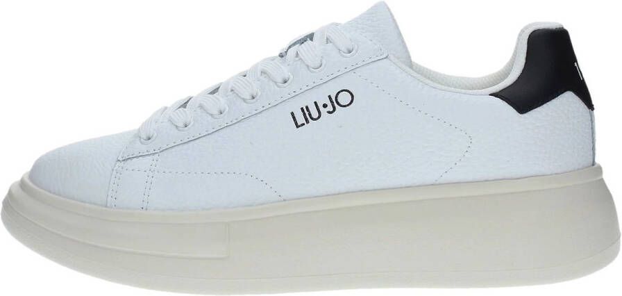 Liu Jo Wit lederen heren sneakers 7B500PX631