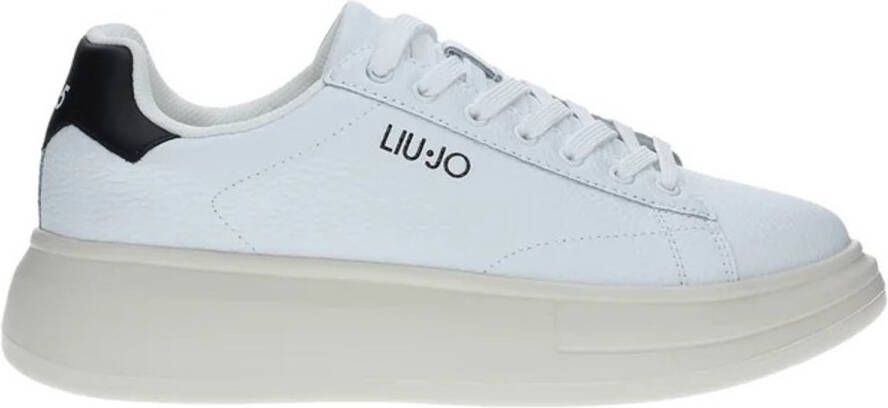 Liu Jo Wit lederen heren sneakers 7B500PX631