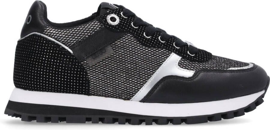 Liu Jo Mesh Lamé Sneakers Zwart Dames