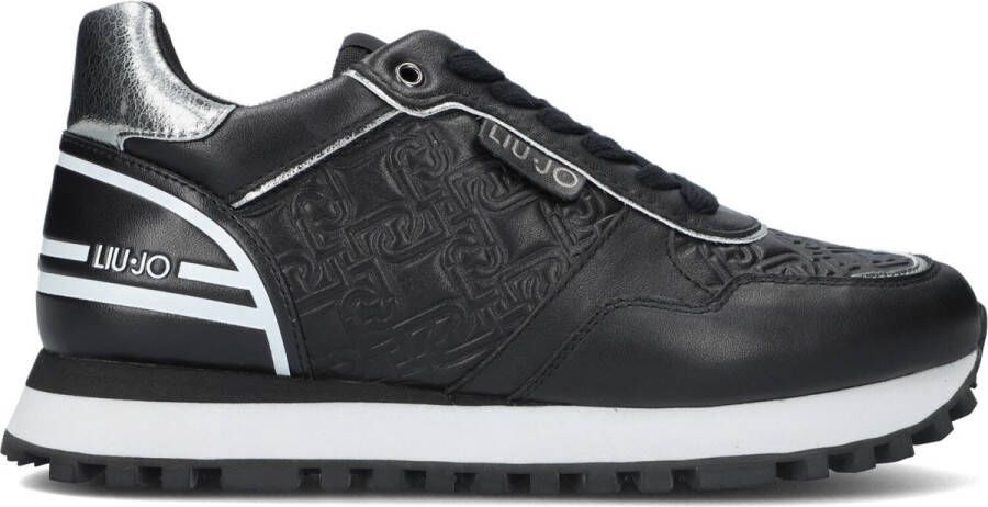Liu Jo Wonder 24 Lage sneakers Leren Sneaker Dames Zwart