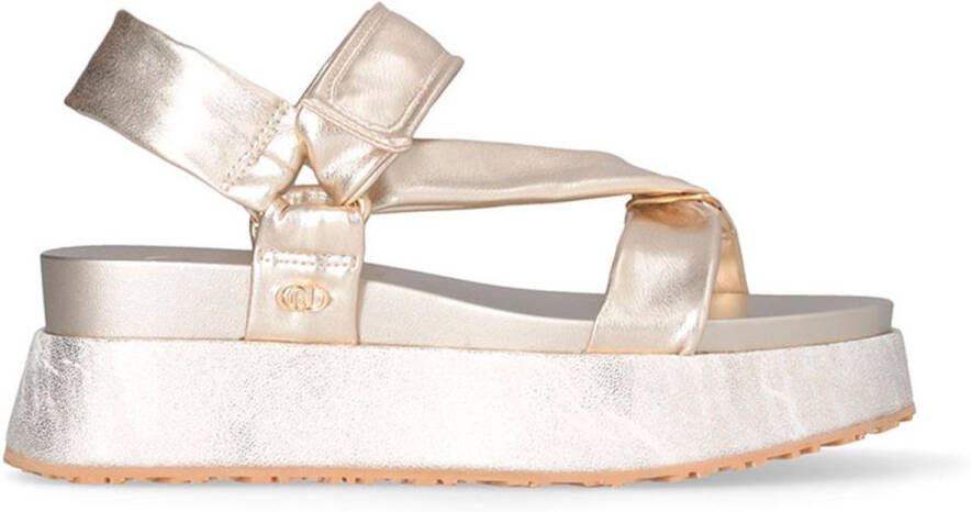 Liu Jo Adjustable Strap Sandals with Platform Sole Wo Grey Heels - Foto 2