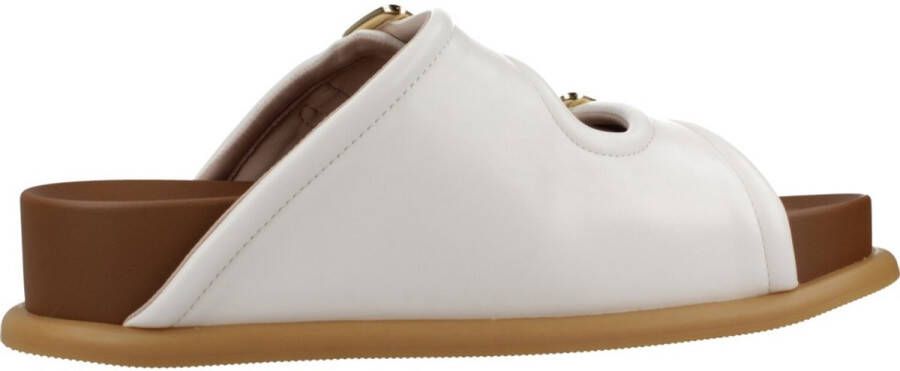 Liu Jo Beige Sandalen met Verstelbare Gespen