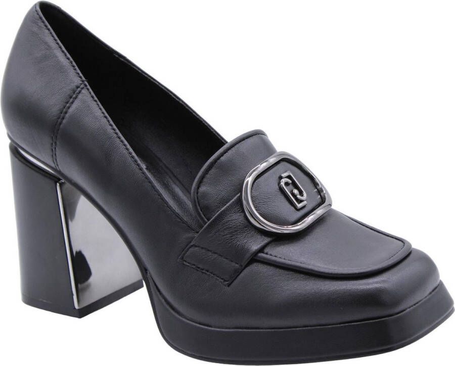 Liu Jo Zwarte hoge hakken dames loafers Black Dames